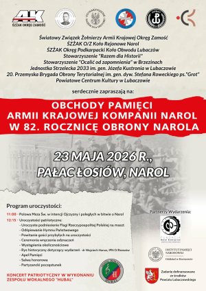 82. rocznica obrony Narola