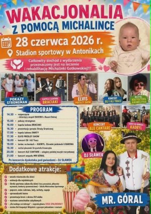 Wakacjonalia z pomocą Michalince