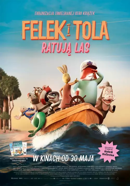 Plakat filmu: Felek i Tola ratują las