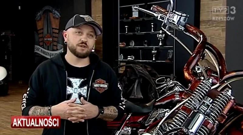 TVP Rzeszów: Firma Game Over Cycles i jej motocykle, podbija kolejne kontynenty [VIDEO]
