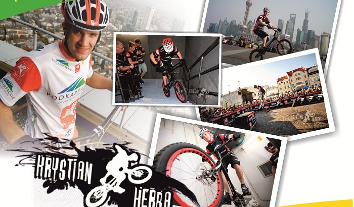 Zdobył rowerem najwyższy hotel świata. 18 września zaprezentuje swoje umiejętności