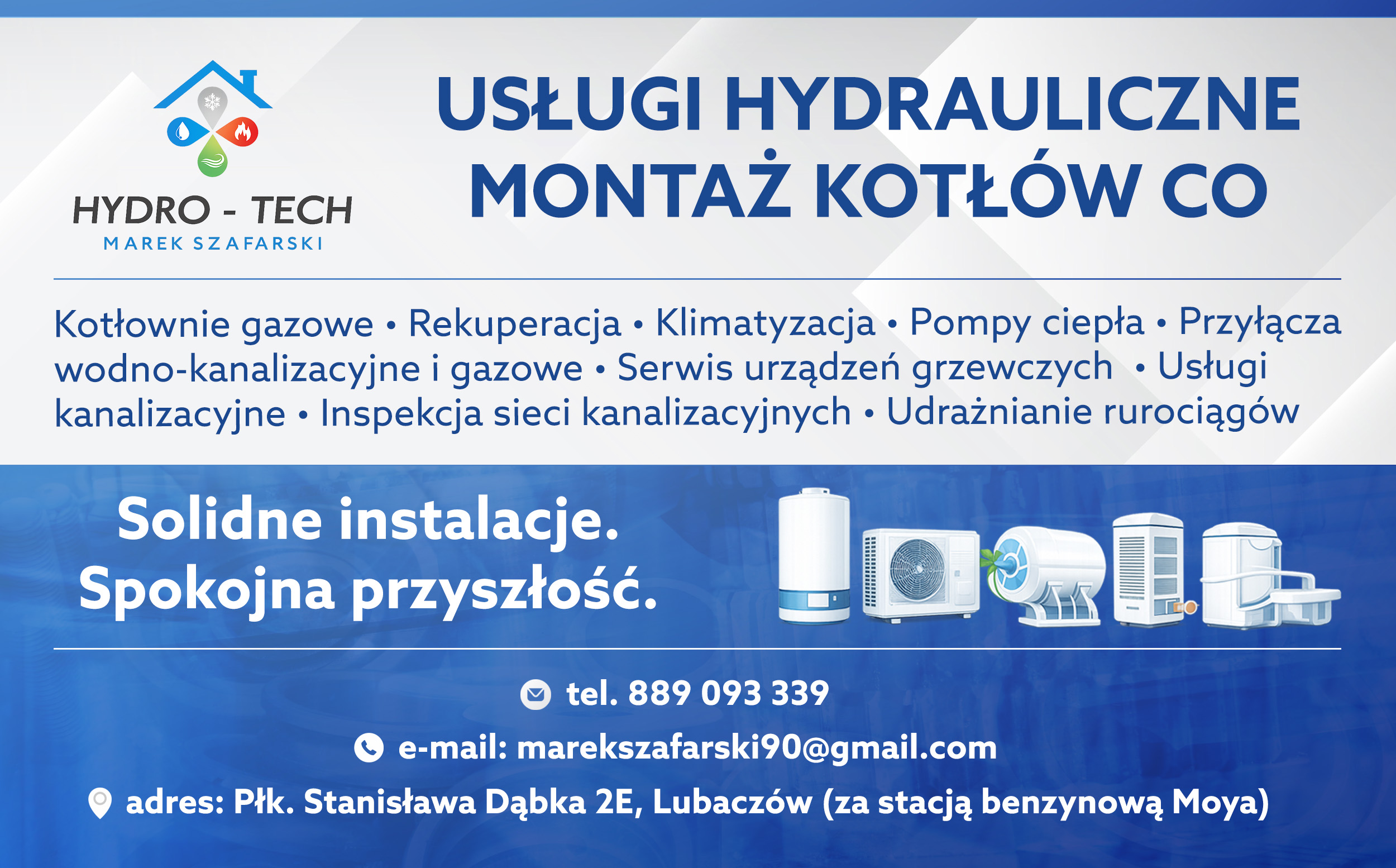 Planujecie montaż kotła lub pompy ciepła? Sprawdźcie ofertę HYDRO-TECH