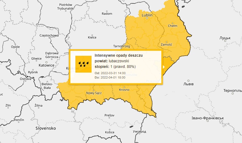 Nadchodzi zmiana pogody. Będzie padał śnieg i deszcz. Wydano ostrzeżenie meteorologiczne 