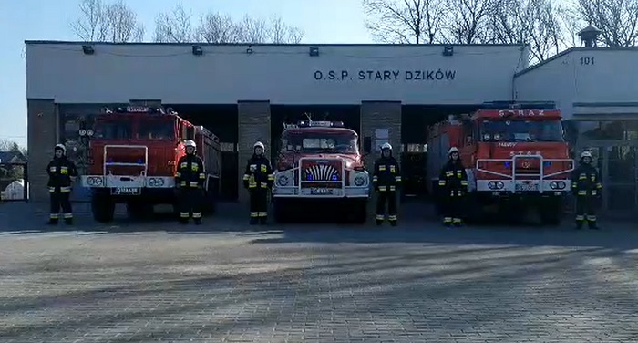 Minutą ciszy uczcili pamięć ukraińskich strażaków [VIDEO]