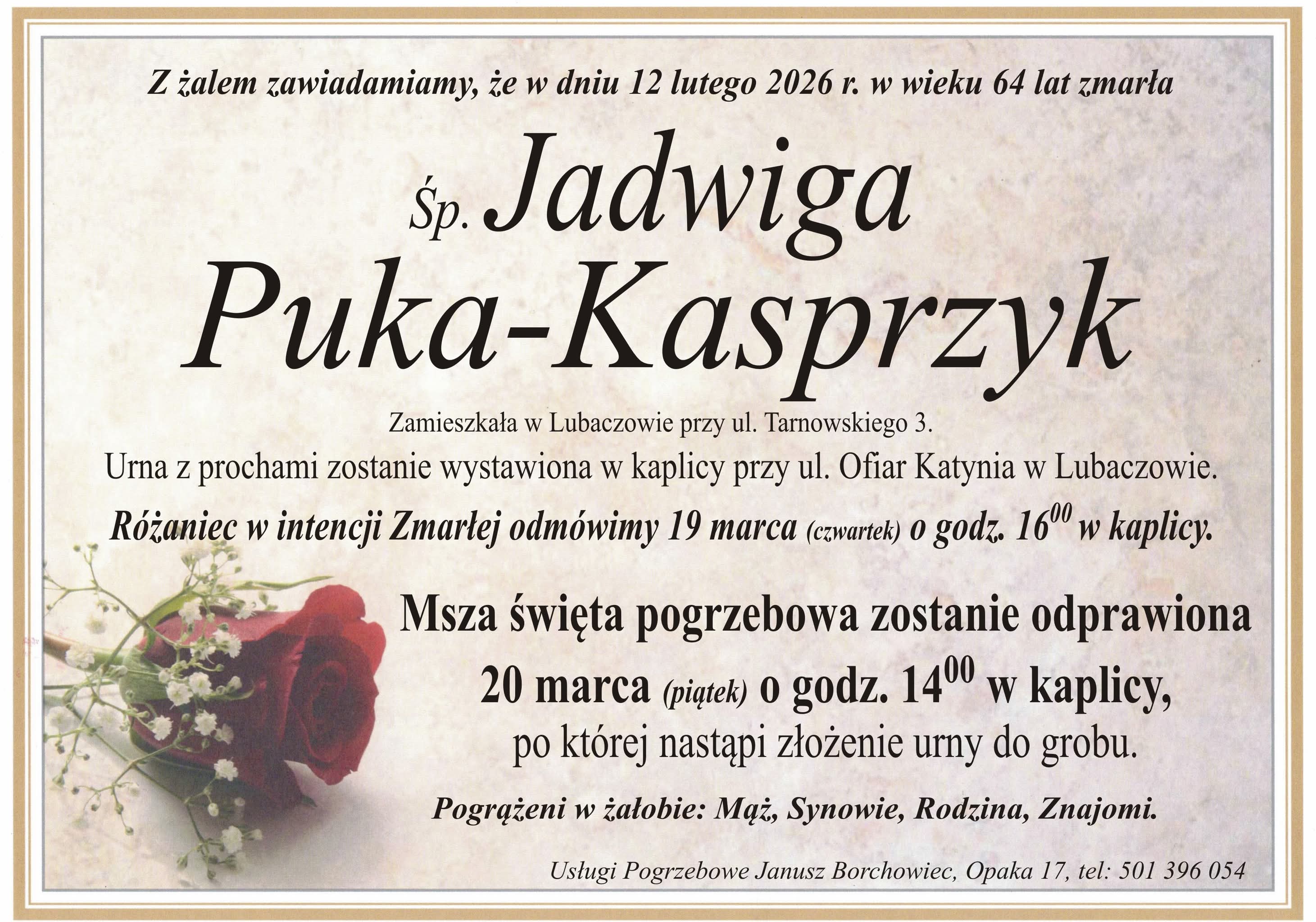 Jadwiga Puka-Kasprzyk
