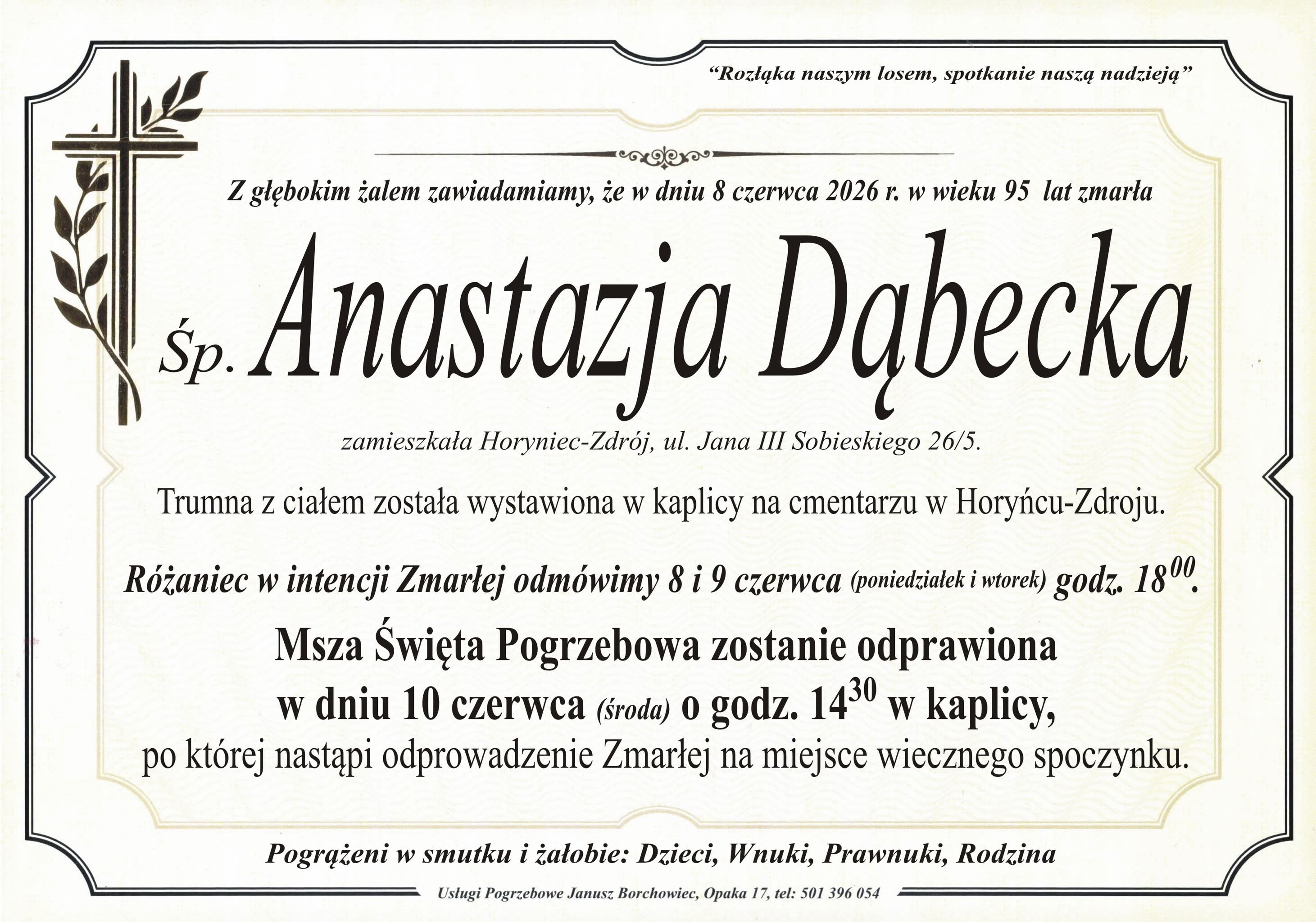 Anastazja Dąbecka