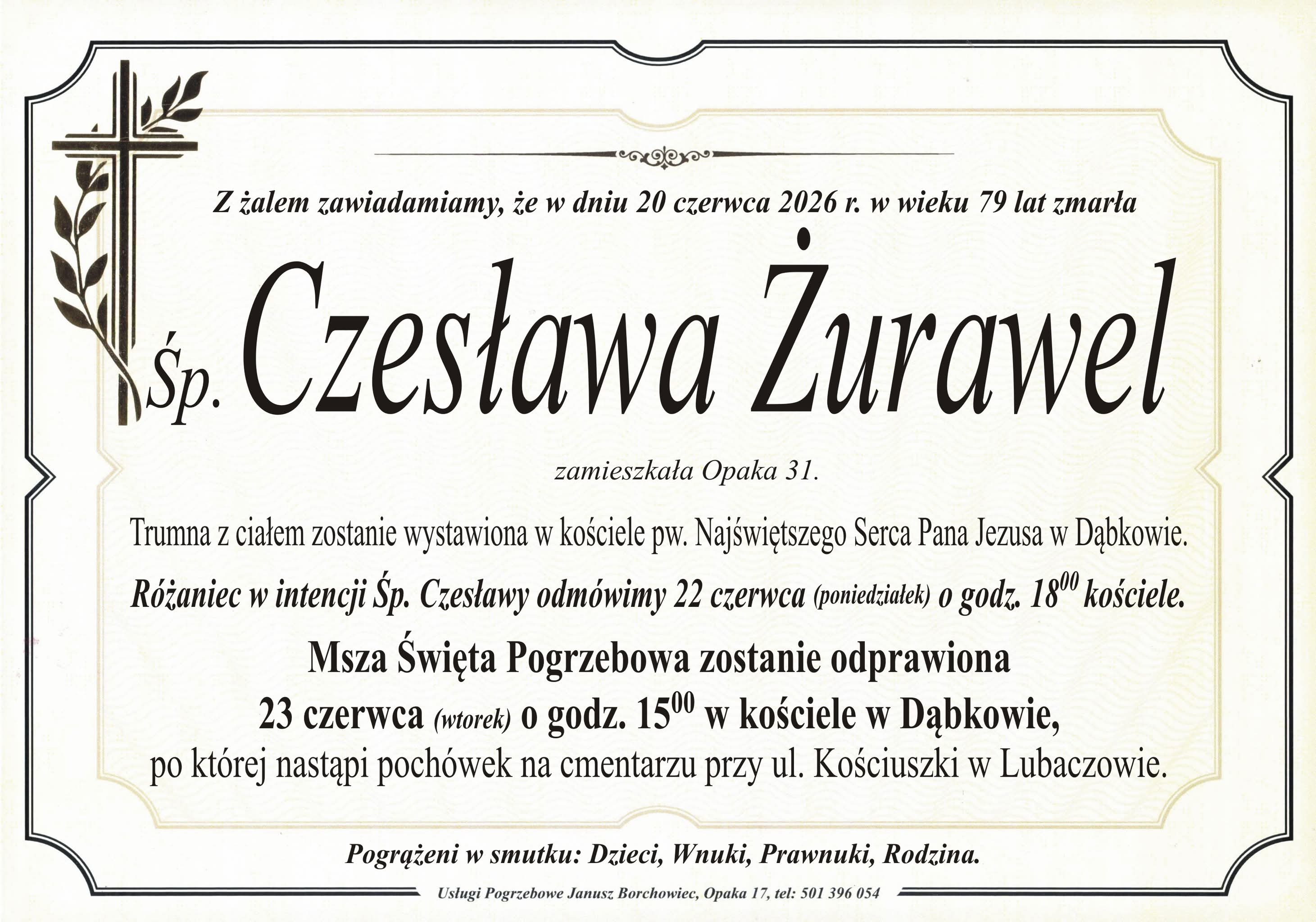 Czesława Żurawel