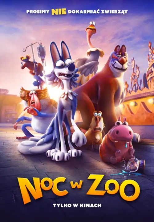 Plakat filmu: Noc w zoo