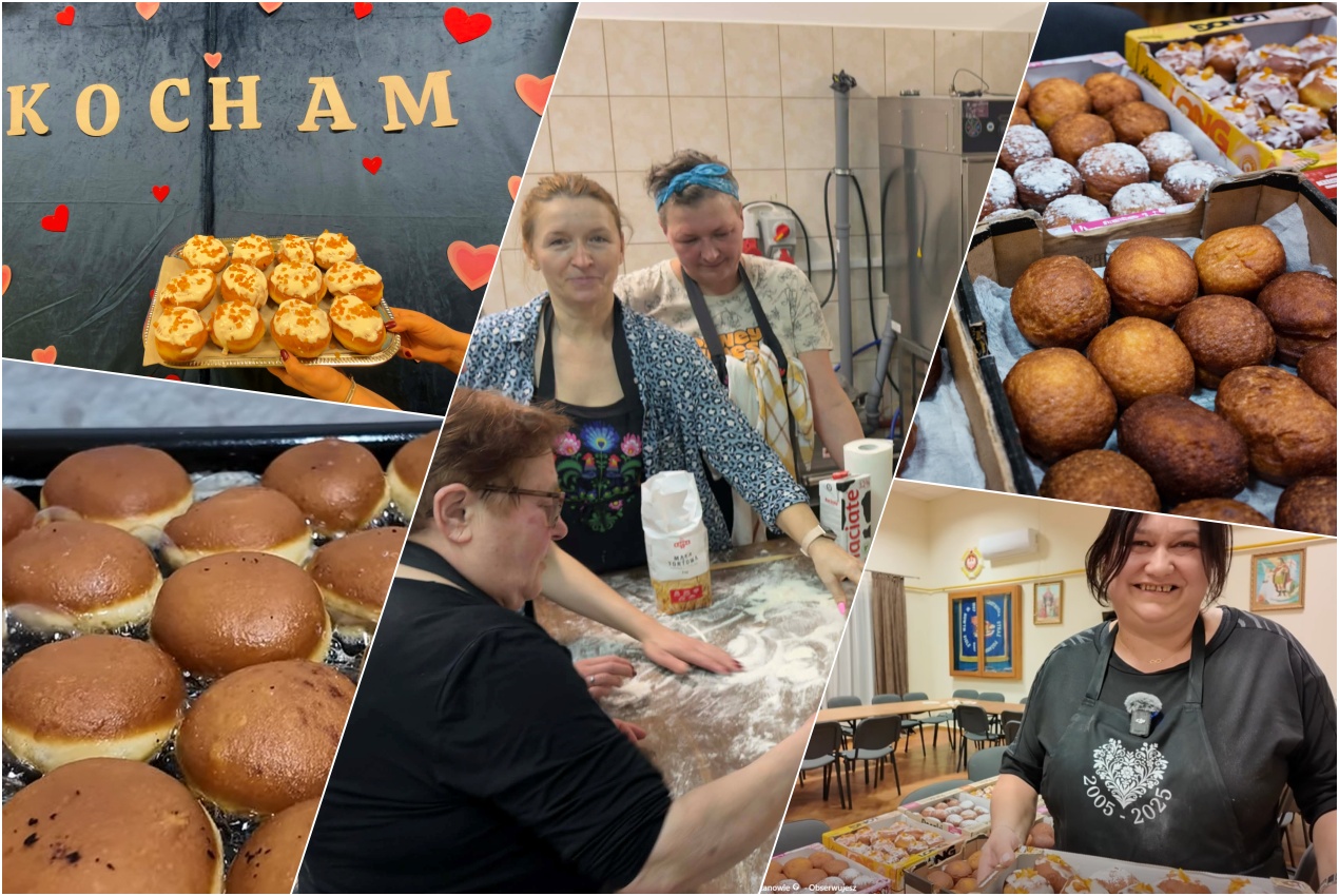 Panie z 13 Kół Gospodyń Wiejskich smażyło dla chorej Michaliny