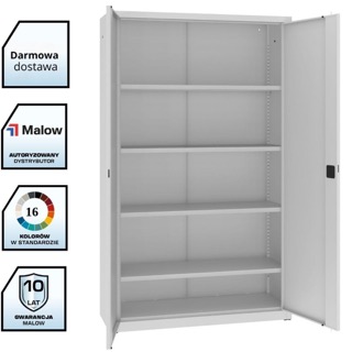 Szeroka szafa aktowa na segregatory A4