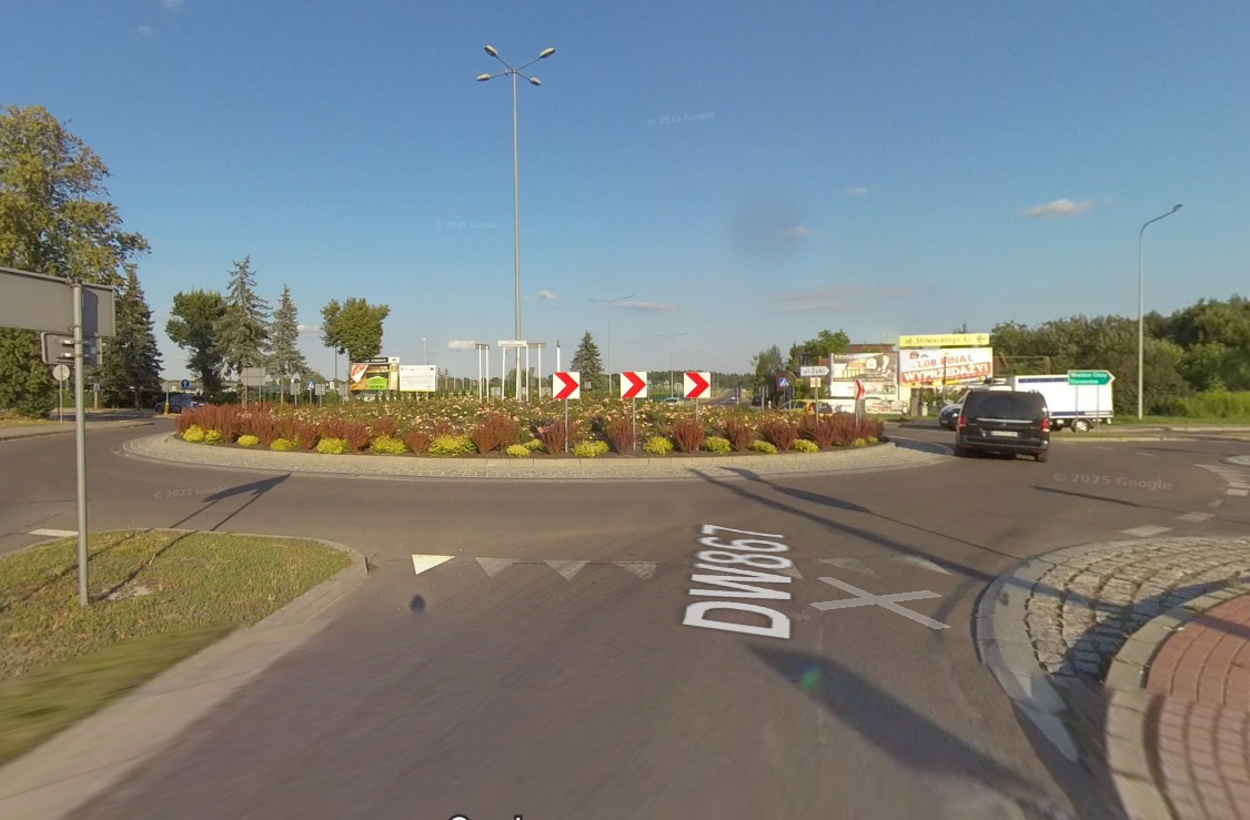 Utrudnienia w ruchu na rondzie im. Kazimierza Górskiego w Lubaczowie