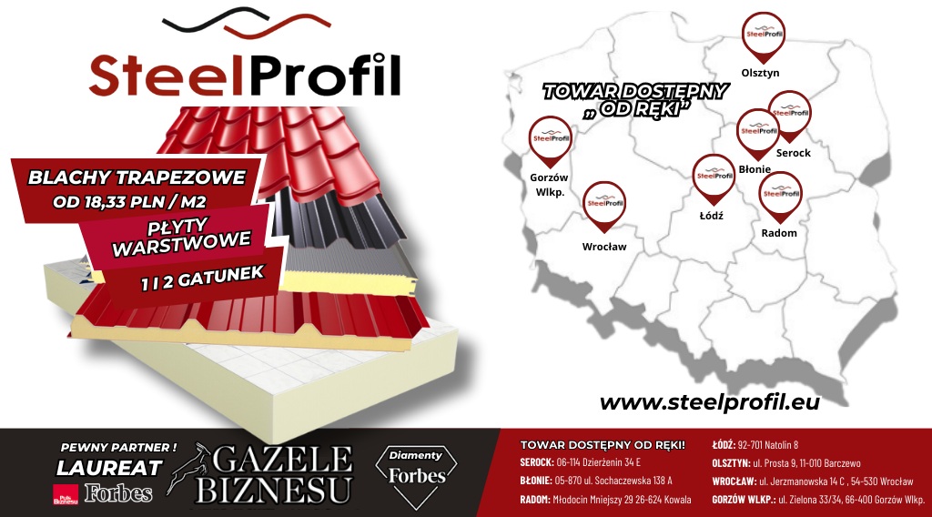 SteelProfil Blachy Trapezowe
