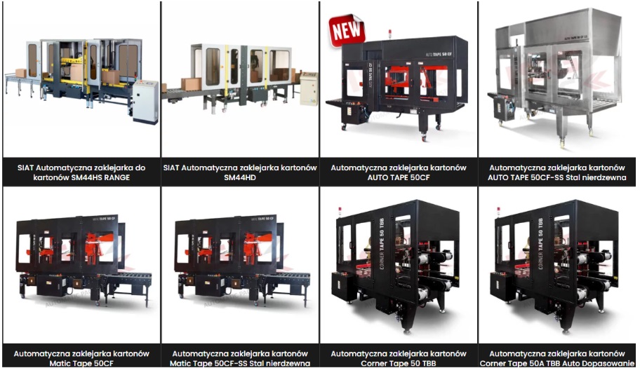 Zaklejarki Automatyczne do Kartonów - Poli-Prof