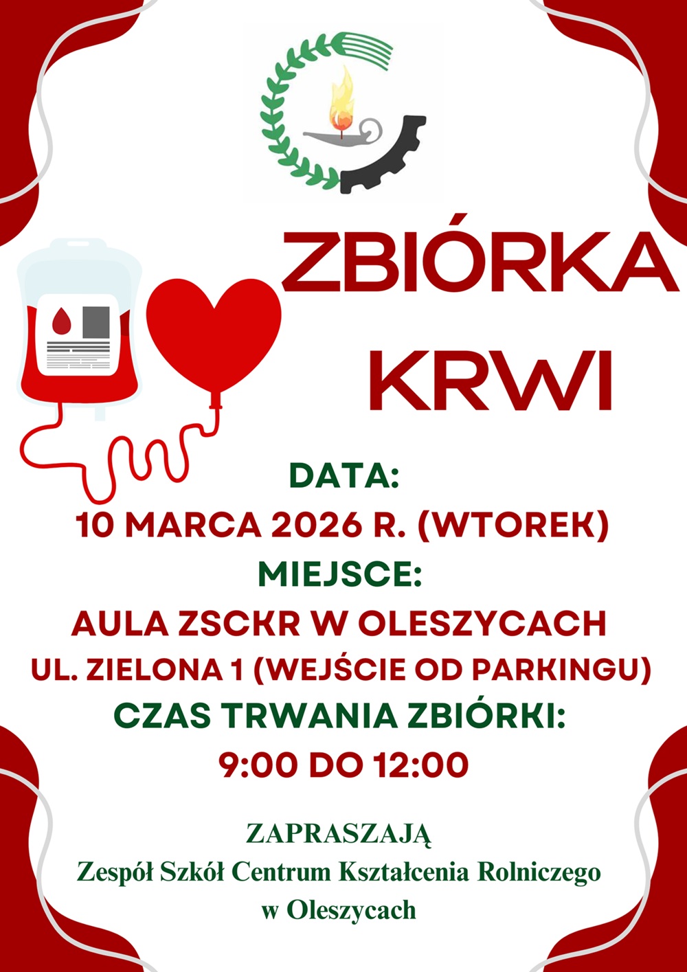 Zbiórka krwi w Oleszycach