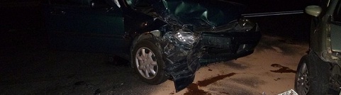 Zderzenie Hondy oraz Fiata w Lubaczowie