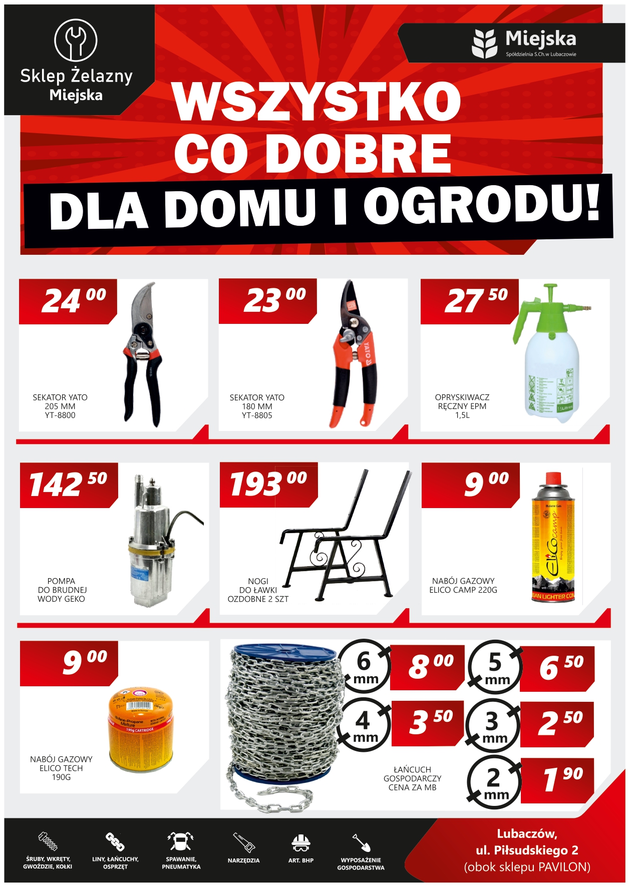 Letnie promocje w Sklepie Żelazny Miejska – sprawdź, co warto kupić!