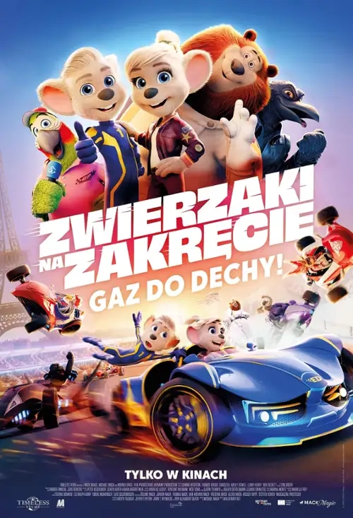 Plakat filmu: Zwierzaki na zakręcie